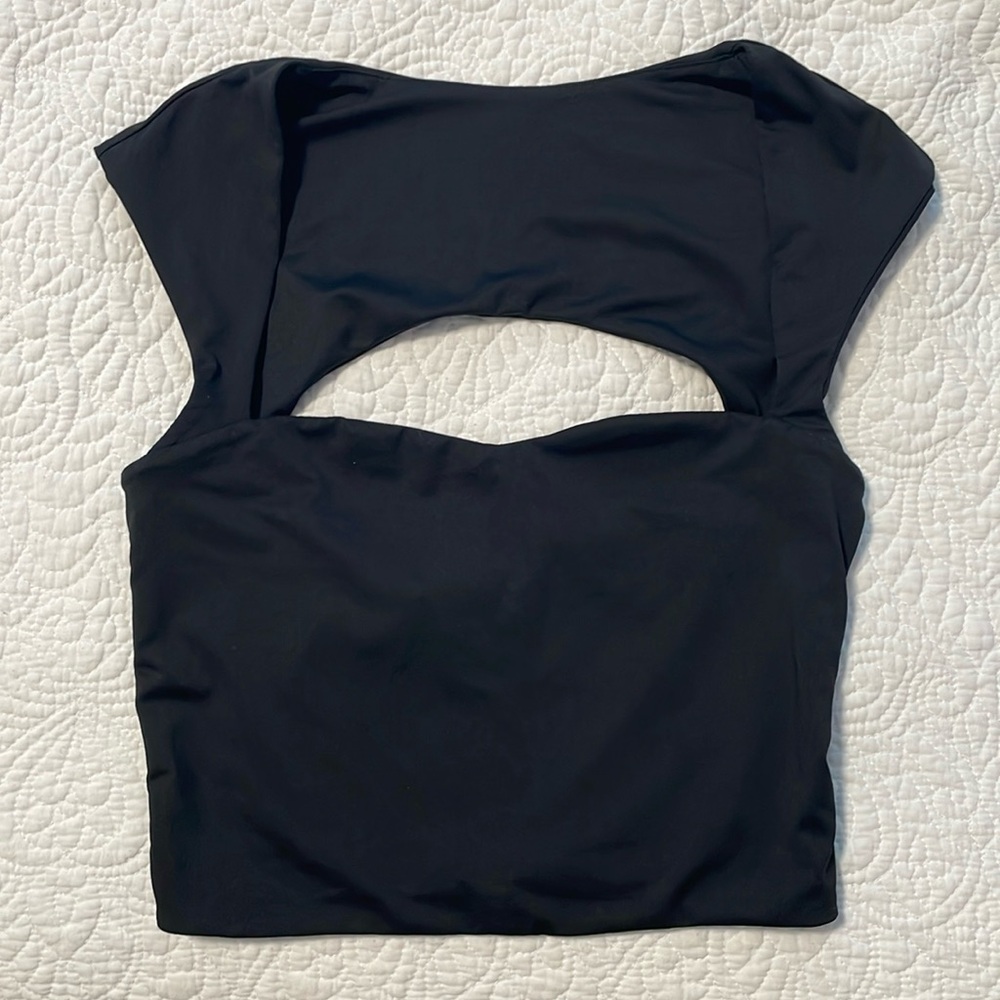 ✨4/$20 SHEIN Black Sweetheart Top